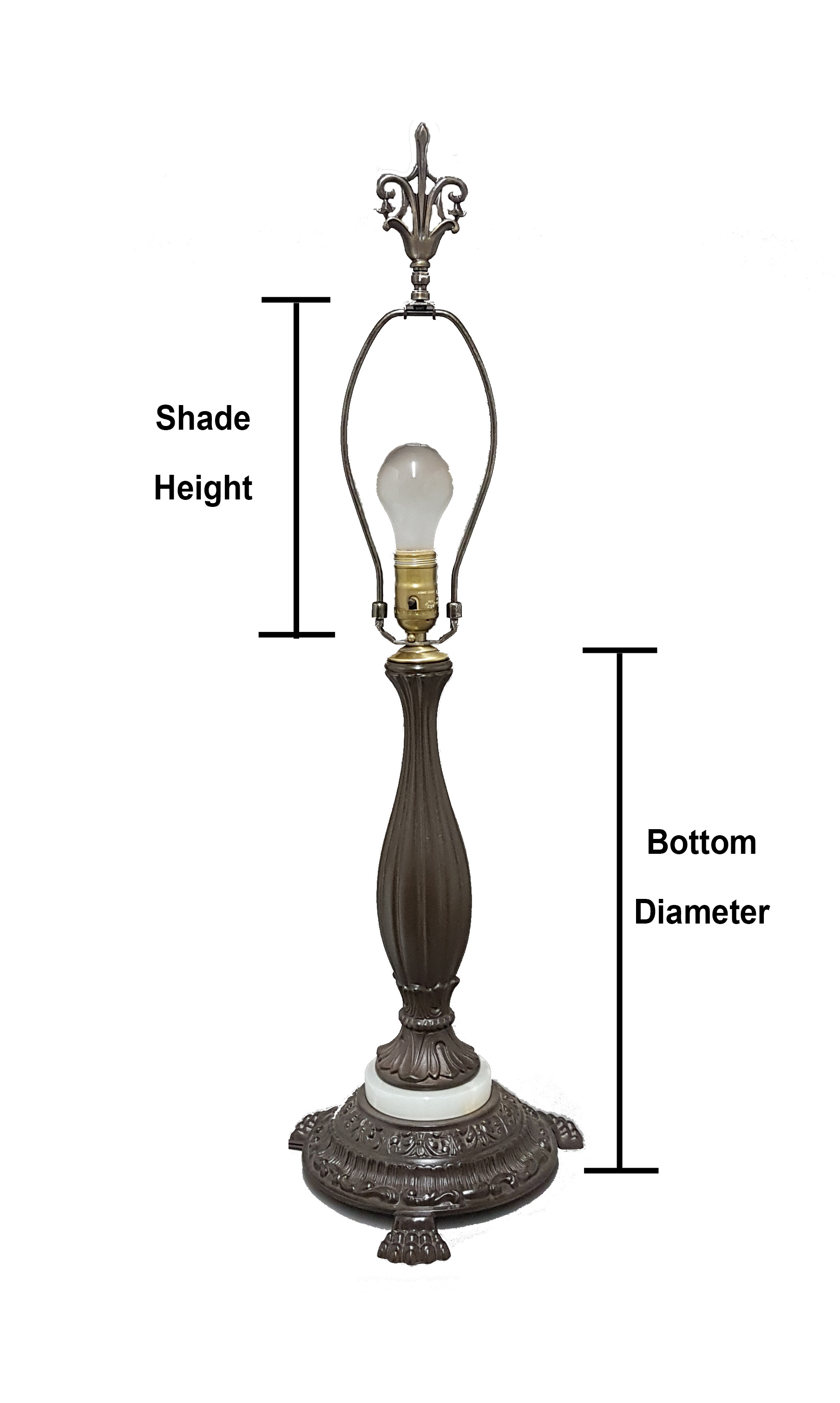 Measureing Table Lamp Height