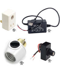 Electronic Switches, Dimmers, Motion Detectors, and Dusk to Dawn Sensors