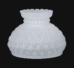 7" Diamond Quilted Satin Crystal Shade