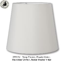 Pewter Color Deep Empire Lamp Shades<b><font color=red> ON SALE!</font></b>