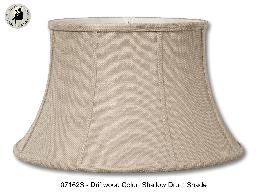 Driftwood Color Burlap Softback Shallow Drum Shade <b><font color=red>ON SALE!</font></b>