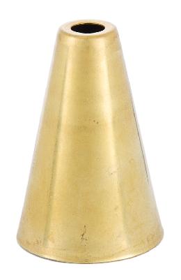 Cone Shaped Stamped Brass Socket Cup