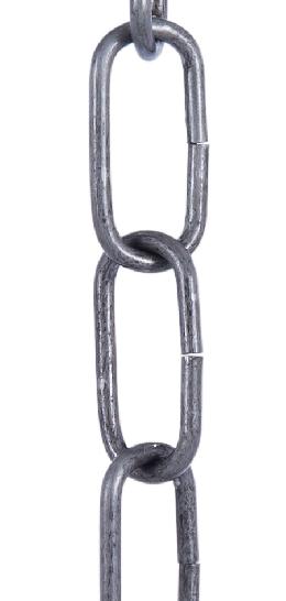 Raw Steel 10 Gauge Straight Sided Oval Chain