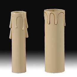 4" Beige Color Candle Covers