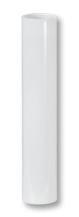 6" White Glass E14 Candle Cover - EURO Size