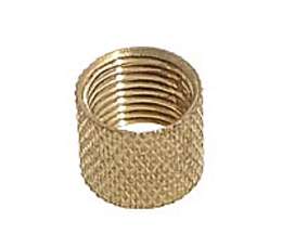 Knurled Brass Coupling, 1/8F