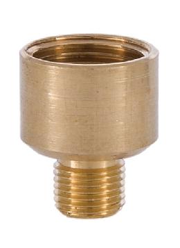 3/4 Inch Brass Straight Nozzle 3/8 to 1/8 thread