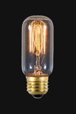 Short Antique Style 25W Light Bulb Medium Base