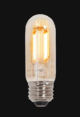 Amber Vintage Style Dimmable Standard 60 Watt Equivalent LED T10 Light Bulb
