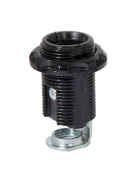 E-12 Phenolic Push-In Terminals Fully Threaded Socket with External Threads with Phenolic Ring, 1-5/8" Height