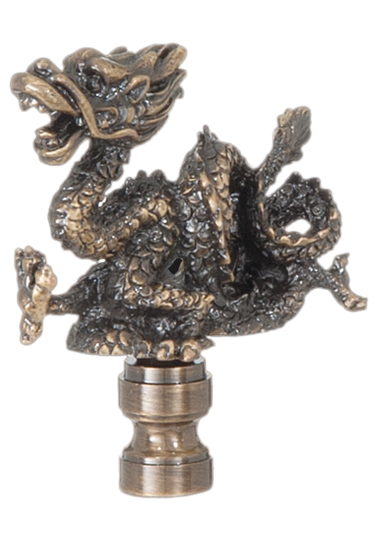 dragon lamp finial