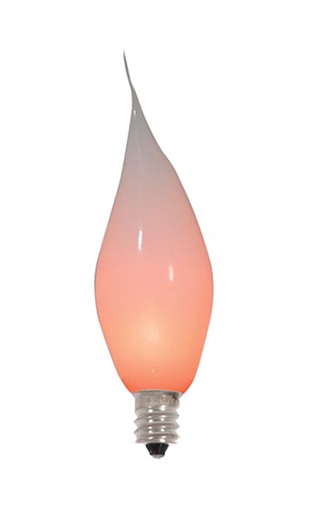 silicone flame tip light bulbs